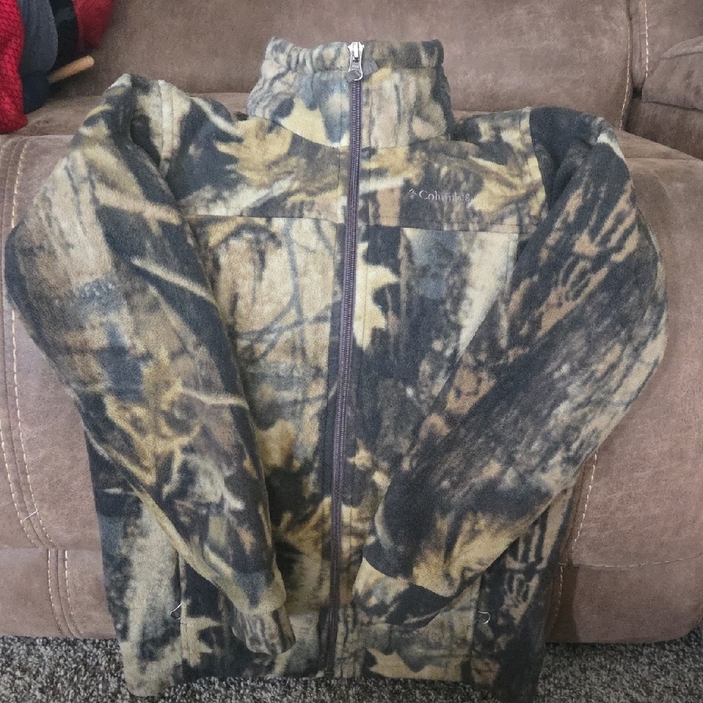 Columbia Woodland Camo Fleece Jacket